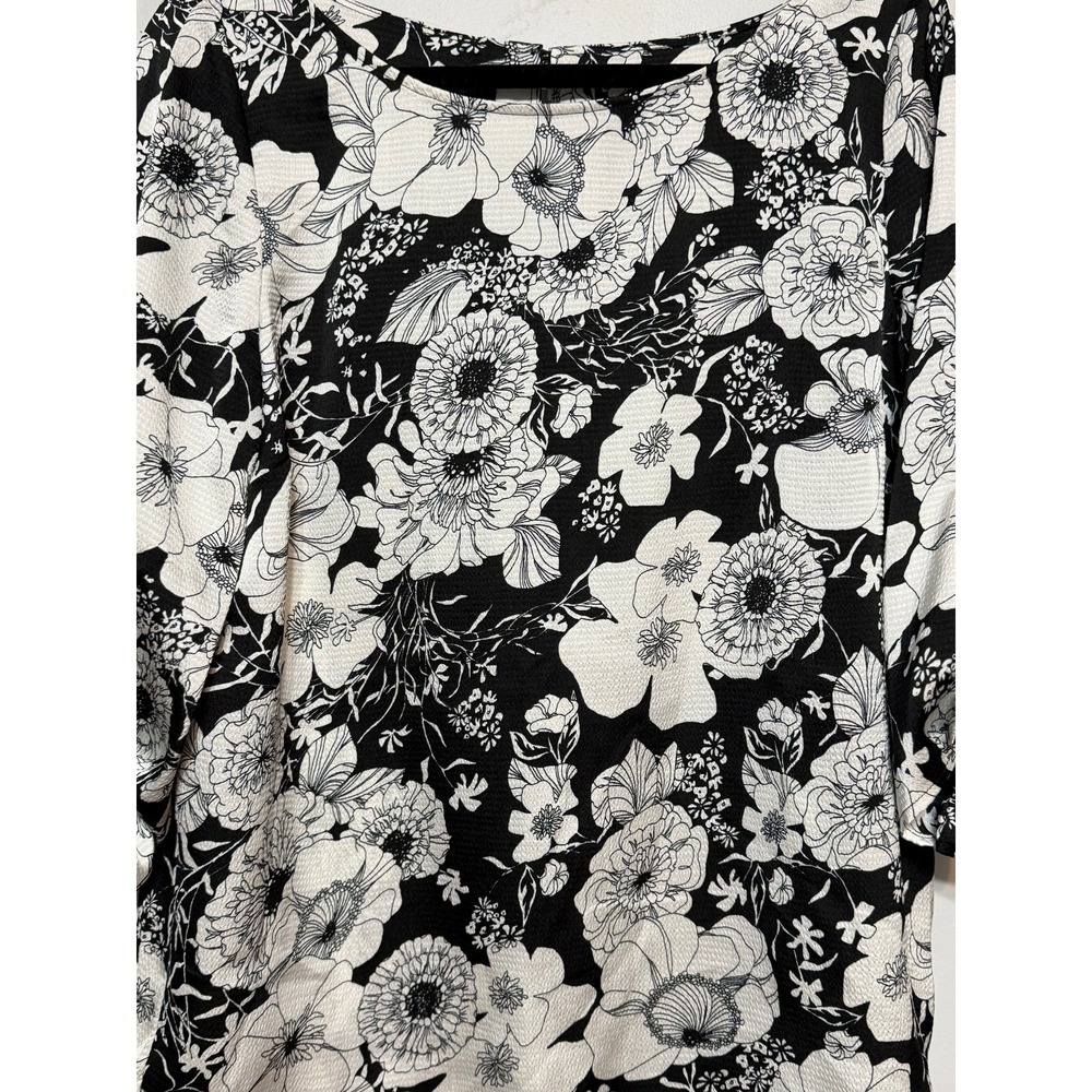 Talbots Cottagecore Timeless Floral Top Womens Size Medium Classic Office Chic - Picture 5 of 7